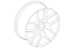 19040103007X45 - : Wheel Exchange Spoked for Mercedes-Benz Image