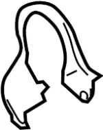 873161ME0B - Body: Hinge Cover for Infiniti Image