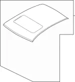 G31001MAAB - Body: Roof Assembly for Infiniti Image