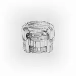 62672 - : INTERNAL MOUNT LOCKING HUBS D60 35 SPLINE for Warn Image