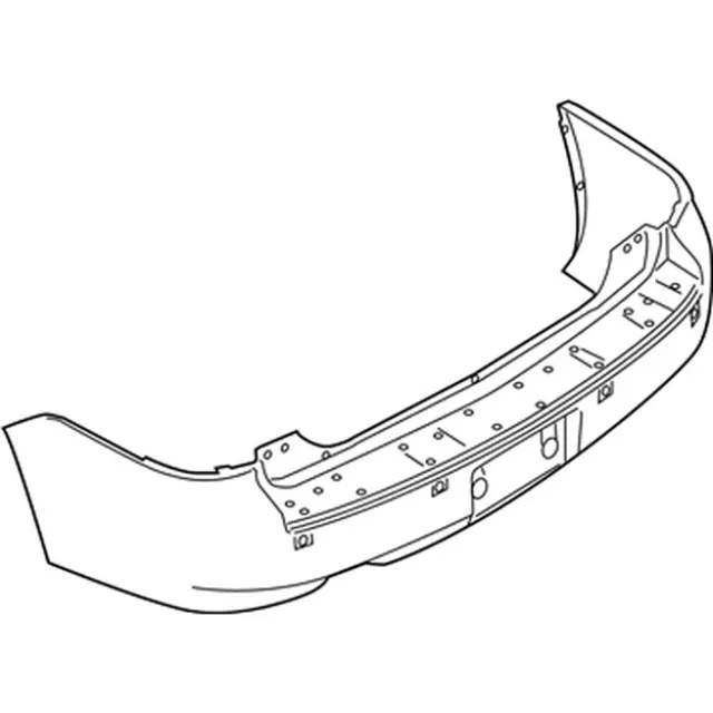 DA8Z17K835SPTM - Body: Bumper Cover for Ford: Flex Image