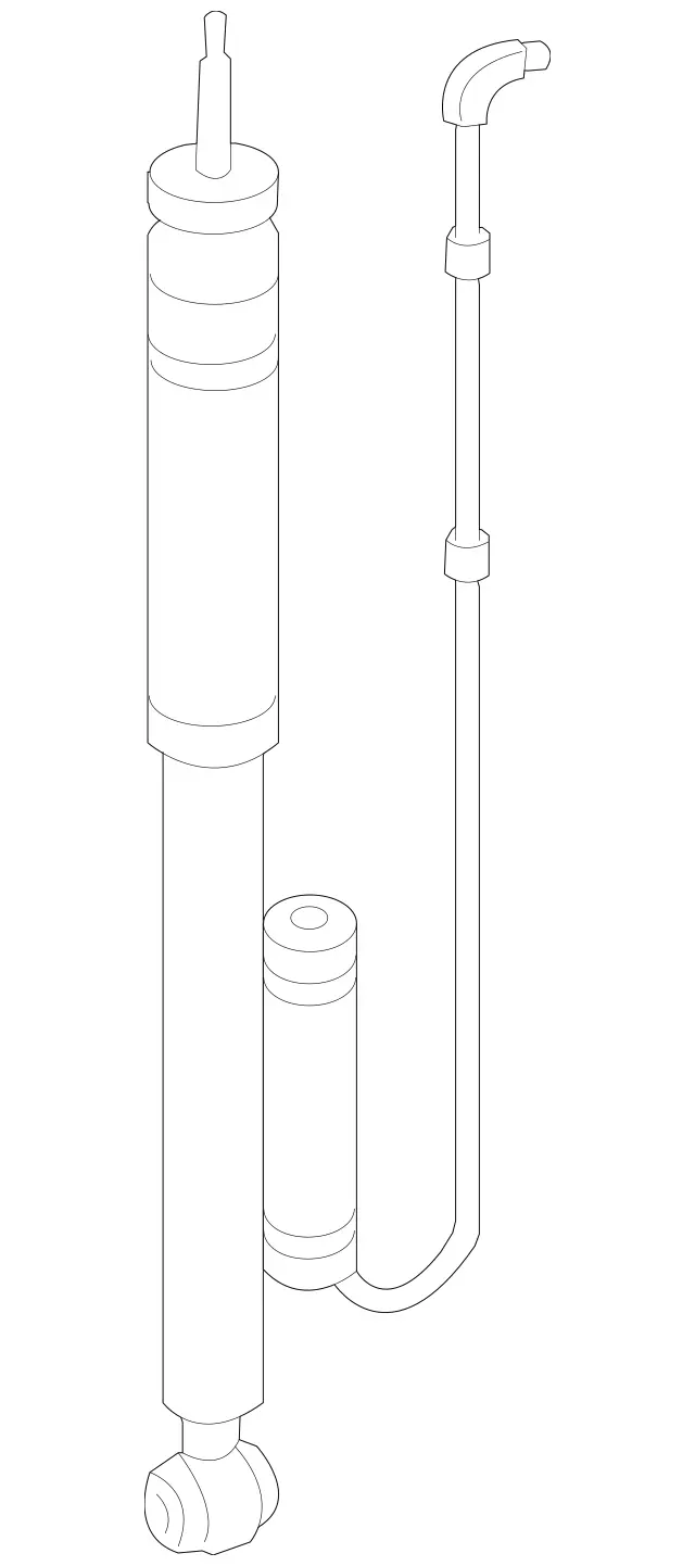 2193260400 - Springs, Suspension and Hydraulics: Shock Absorber for Mercedes-Benz: CLS500, CLS550 Image image