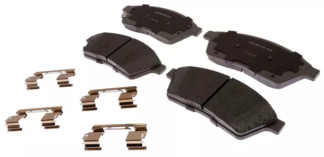 19387600 - : Ceramic Front Disc Brake Pad Set with Clips for GM Image