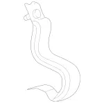 2086800114 - : Holder for Mercedes-Benz Image