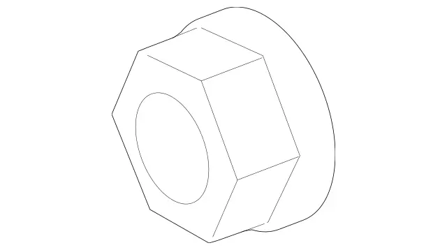 91010401000164 - Substructure: Nut-and-Washer Assembly for Mercedes-Benz Image