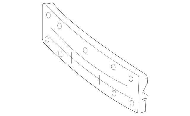 2388807001 - Attachment Parts: License Plate Holder for Mercedes-Benz: E400, E450, E53 AMG Image image