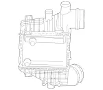 1780901300 - : Charge Air Cooler for Mercedes-Benz Image