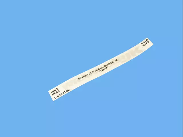 6PA96CA1AA - Body: Decal for Jeep: Wrangler JK Image