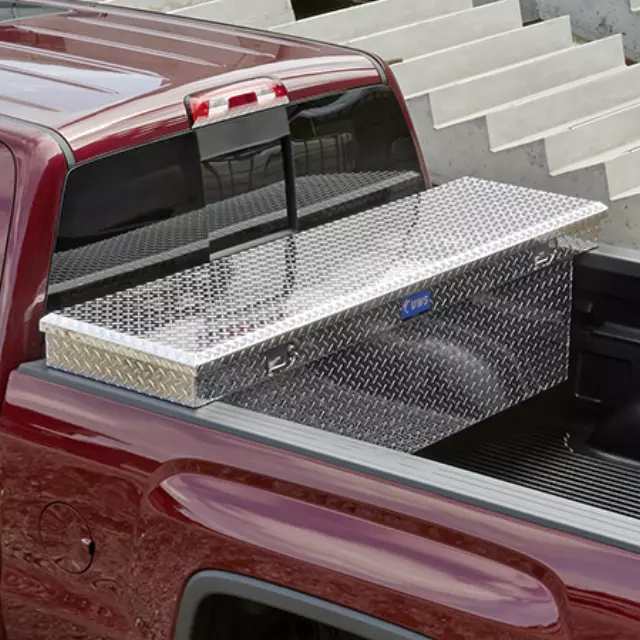 19299117 - Exterior: Bed Tool Box Deep Well By Uws for Chevrolet: Silverado 1500, Silverado 1500 Classic, Silverado 1500 HD Classic, Silverado 1500 LD, Silverado 1500 LTD, Silverado 2500 HD, Silverado 2500 HD Classic, Silverado 3500 Classic, Silverado 3500 HD | GMC: Sierra 1500, Sierra 1500 Classic, Sierra 1500 HD Classic, Sierra 1500 Limited, Sierra 2500 HD, Sierra 2500 HD Classic, Sierra 3500 Classic, Sierra 3500 HD Image