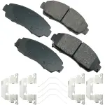 ACT1089A - : Akebono ProACT Ultra Premium Ceramic Disc Brake Pad Kit for AKEBONO Image