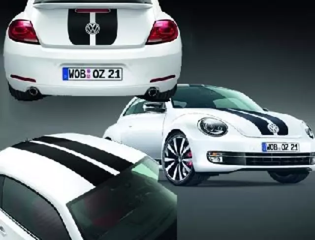 5C0064317N041 - Exterior: Racing Stripes Roof, 2 Round Stripes for Volkswagen Image