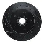 63347056L - : DFC Brake Rotor - Drilled and Slotted - Black for DYNAMIC FRICTION Image
