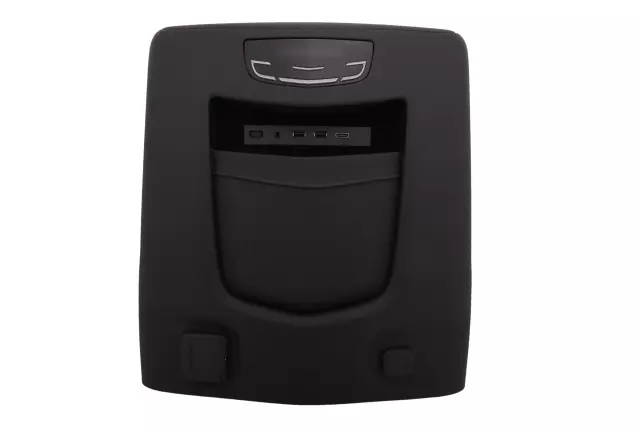 Black Front Floor Console Rear Trim Panel - GM (84373585)