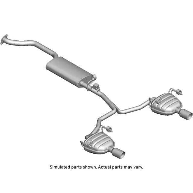 22757002 - : Exhaust Muffler Assembly for GMC: Acadia Image