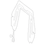 2188200998 - Driver Seat: Seat Heating for Mercedes-Benz: CLS400, CLS550, CLS63 AMG, CLS63 AMG S Image