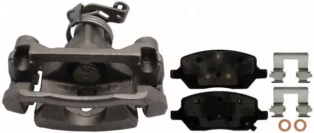 19286312 - : Rear Passenger Side Disc Brake Caliper Assembly (Loaded Non-Coated), Remanufactured for GM Image