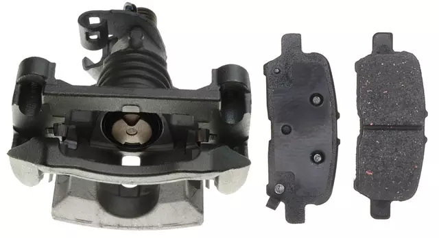 Rear Passenger Side Disc Brake Caliper Assembly (Loaded Non-Coated), Remanufactured - GM (19204042)