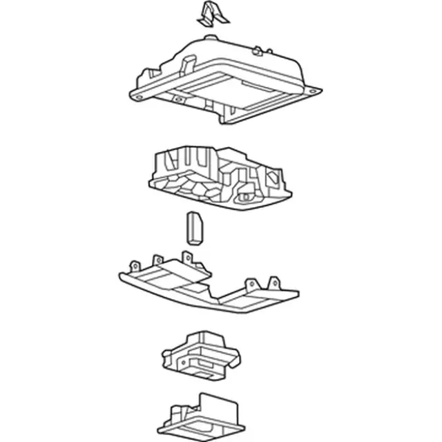 GT4Z78519A70BB - : Overhead Console for Ford: Explorer, Police Interceptor Utility Image