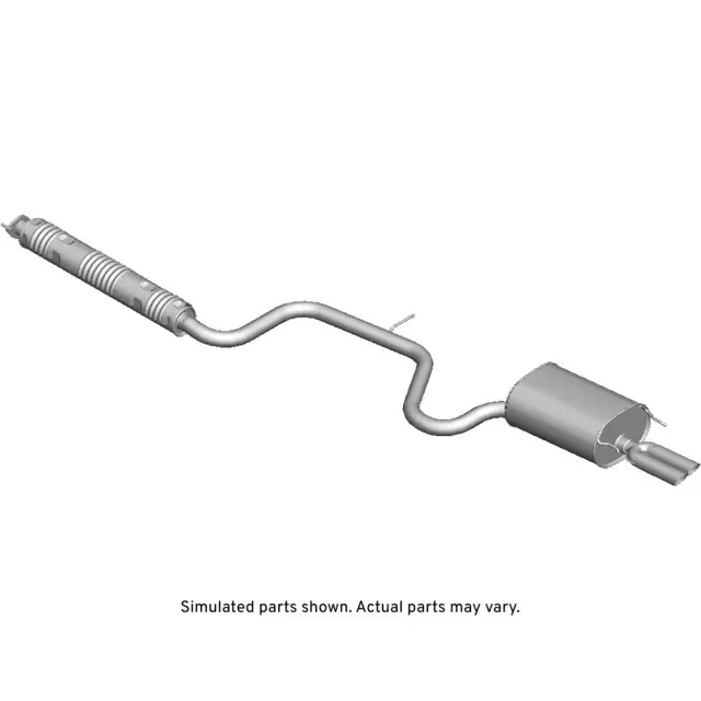 15144847 - Exhaust: Muffler &amp; Pipe for Buick: Regal | Pontiac: Grand Prix Image