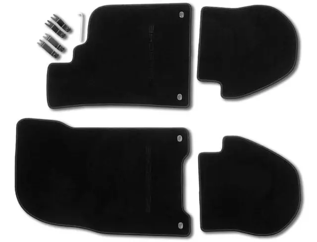 Floor mats in Black for Porsche 964 and 993 (RHD) - Porsche (000-043-152-22-5FV)