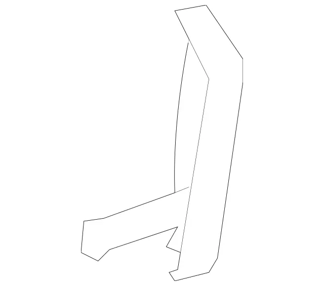 21972023487F24 - Body: Edge Guard for Mercedes-Benz Image