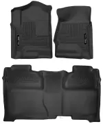 53908 - Body: X-act Contour - Front &amp; 2nd Seat Floor Liners for Husky Liners Image