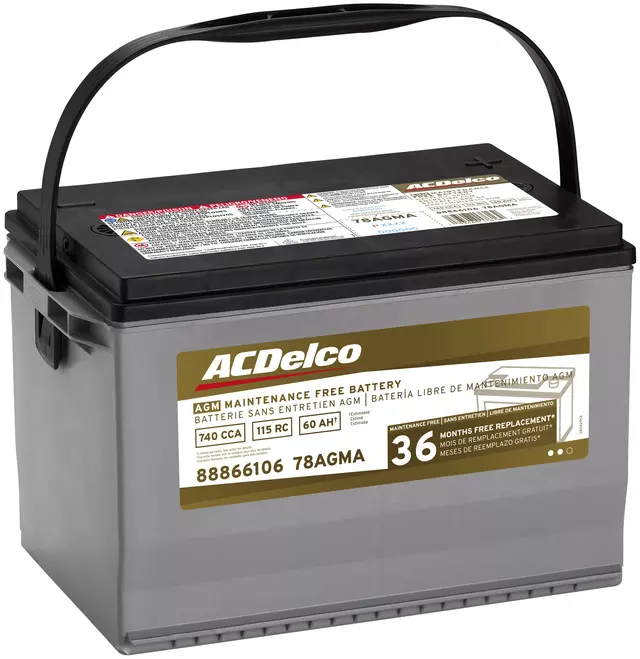 78AGMA - Electrical: ACDelcoâ„¢ Vehicle Battery for GM Image