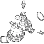 KK3Z8592C - : Connection Water Outlet for Ford Image