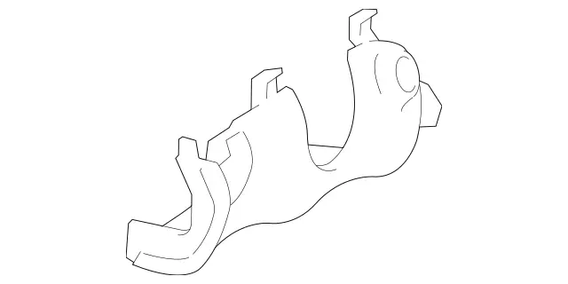 23068021878J13 - Body: Column Cover for Mercedes-Benz Image