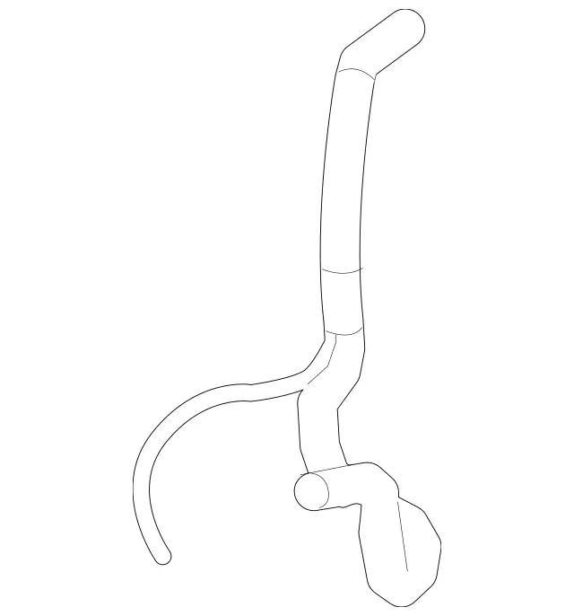 2215011584 - Radiator: Coolant Hose for Mercedes-Benz: CL600, CL65 AMG, S600 Image image