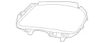 2188260558 - Electrical System: Sealing Frame for Mercedes-Benz Image