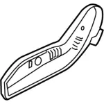 FT4Z5862186BA - Body: Lower Trim for Ford Image