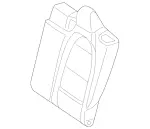 17692031018S05 - Body: Seat Back Cover for Mercedes-Benz Image