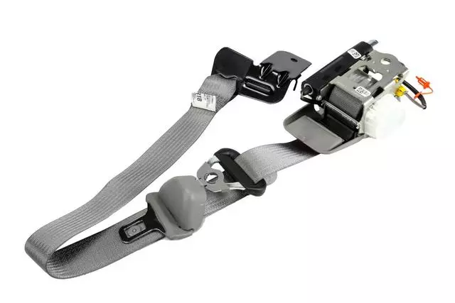 Medium Gray Driver Seat Belt with Retractor - GM (89026014)