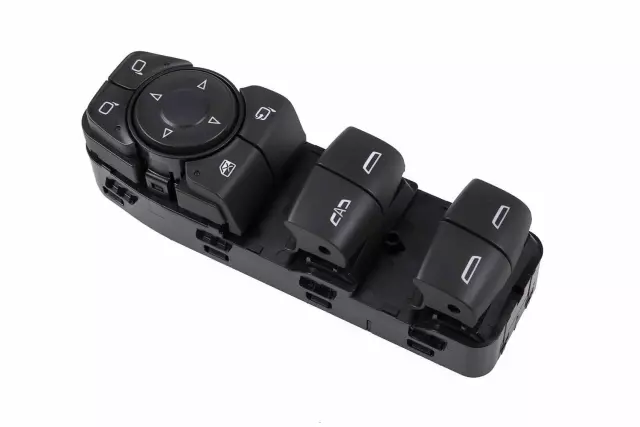 Jet Black Front Driver Side Door Window Control Switch - GM (84139694)
