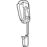 9L1Z7213AA - Body: Shift Knob for Ford Image