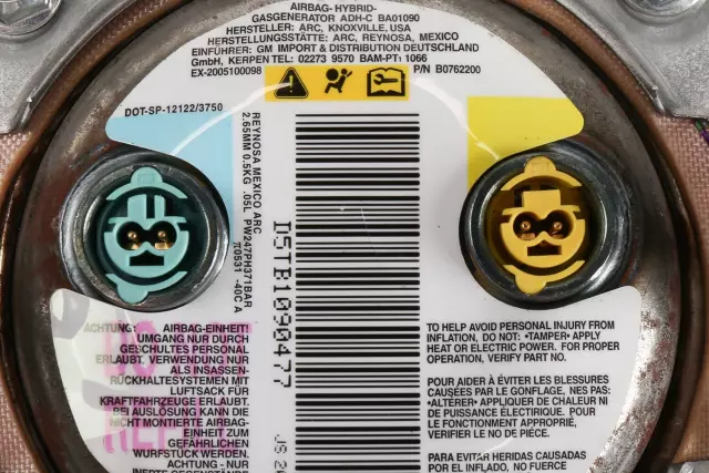 23432191 - : Part# 23432191 Jet Black Steering Wheel Airbag for Cadillac: CTS Image