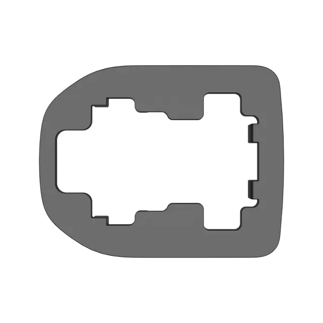 68282354AB - Body: Handle, Outside Gasket for Mopar Image