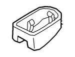 8L8Z78616B00AA - Electrical: Child Seat Bracket Cover for Ford: Escape | Mercury: Mariner Image