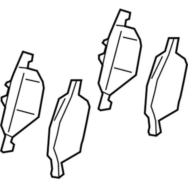 GN1Z2001K - : Brake Pads Front for Ford Image