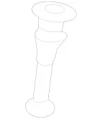 2059700541 - Driver Seat: Head Restraint Guide for Mercedes-Benz: C43 AMG, C63 AMG, C63 AMG S Image