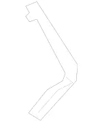 21788511009040 - Body: Lower Molding for Mercedes-Benz Image