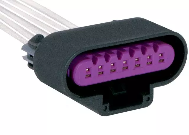 15306317 - : 7-Way Female Black Multi-Purpose Pigtail for GM Image