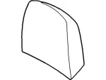 DL3Z18501A04DH - Body: Headrest Cover for Ford: F-150 Image