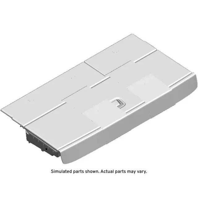 23366209 - : Jet Black Rear Compartment Floor Stowage Trim Compartment for Cadillac: Escalade | Chevrolet: Tahoe | GMC: Yukon Image