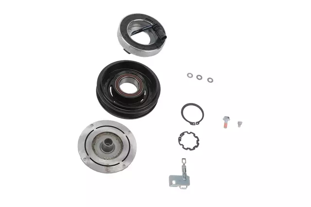 Air Conditioning Clutch Kit with Coil, Pulley, Snap Rings, Bracket, Shims, and Bolts - GM (84160278)
