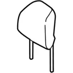 GT4Z58611A08BM - Body: Headrest for Ford Image