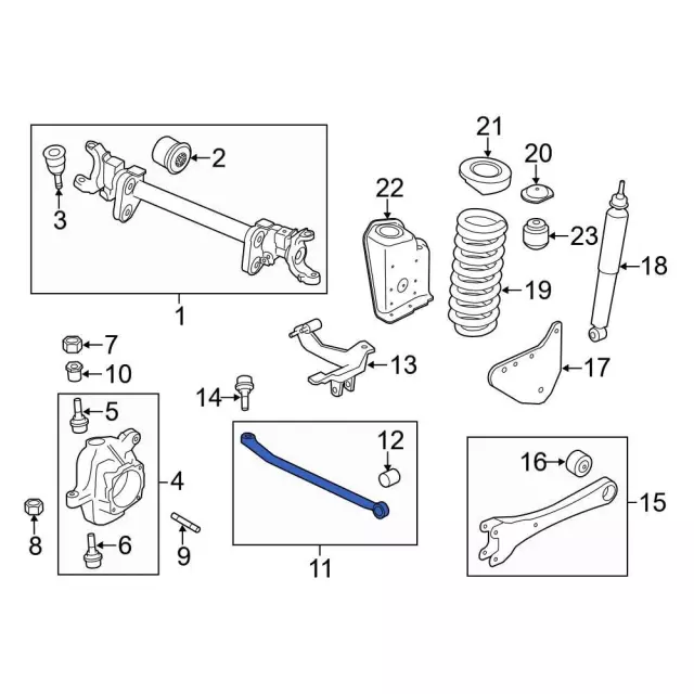 Track Bar - Ford (HC3Z-3B239-F)
