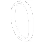 6422010080 - : Gasket for Mercedes-Benz: Sprinter 2500, Sprinter 3500, Sprinter 3500XD Image