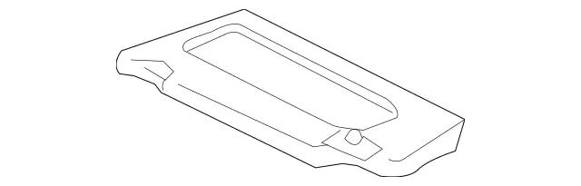 23081018109F76 - Body: Sun-visor for Mercedes-Benz Image